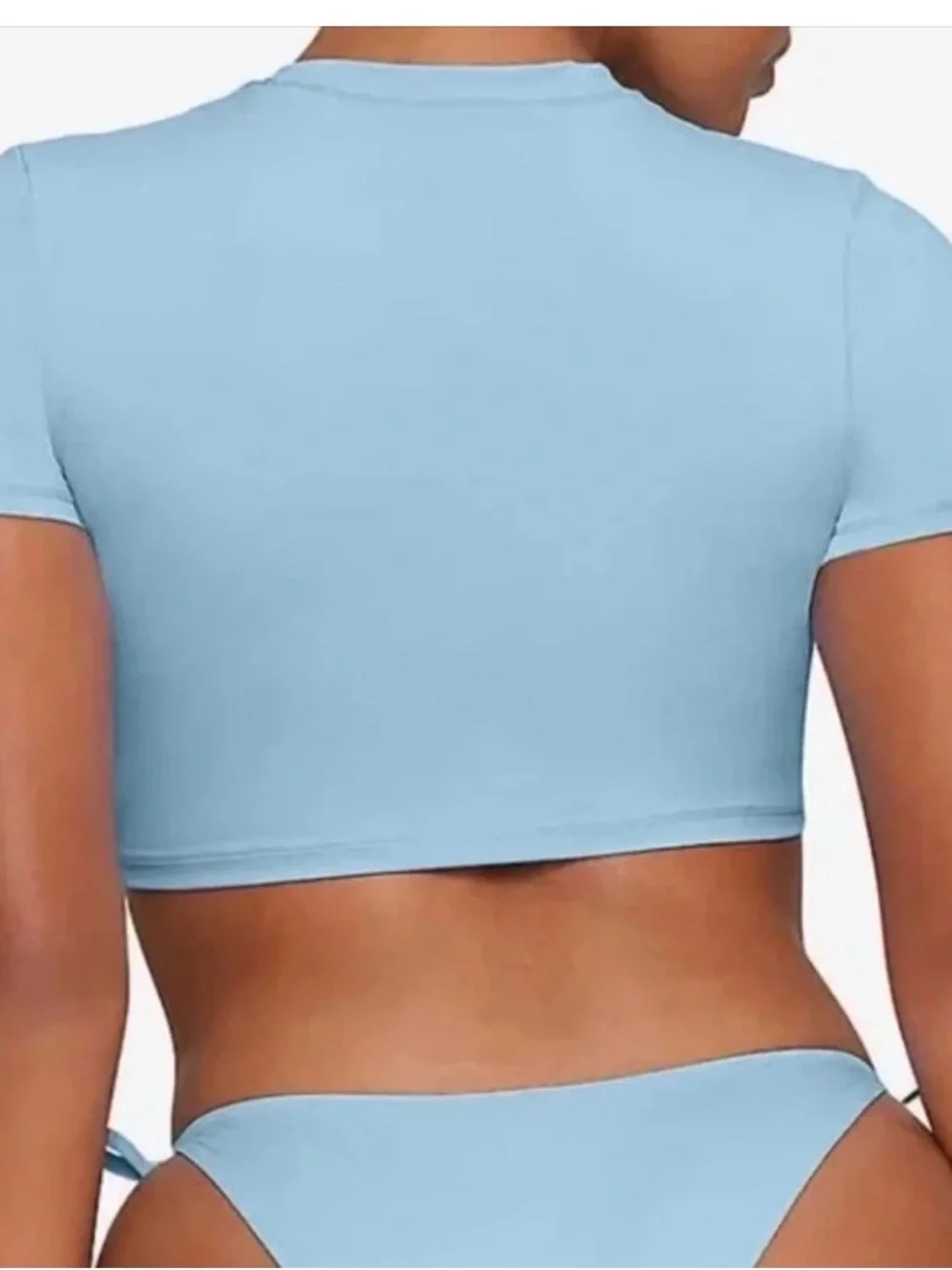 BNWT SIGNATURE SWIM T-SHIRT | IRIS BLUE RARE
